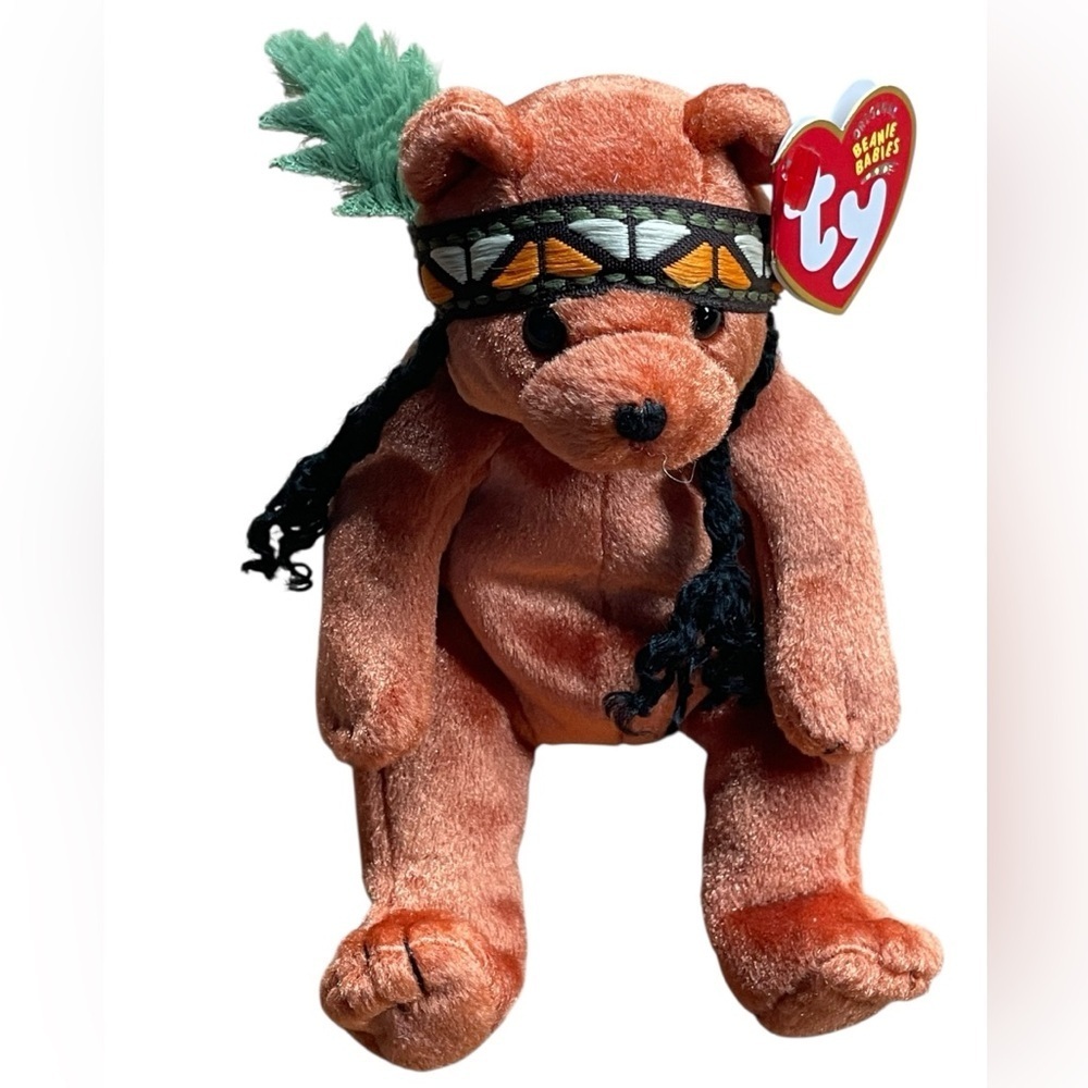 Ty Beanie Baby Little Feather the Bear collectible plush toy - Picture 5 of 7